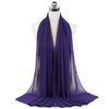 Muslim Chiffon Hijab Scarf Women Long Solid Color Head Wrap For Women Hijabs Scarves Ladies Muslim Veil Jersey Hijabs 180*70cm