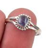 Натуральный кианит драгоценный камень ручной работы 925 стерлинговое серебро ювелирное кольцо размер 8 j2S70