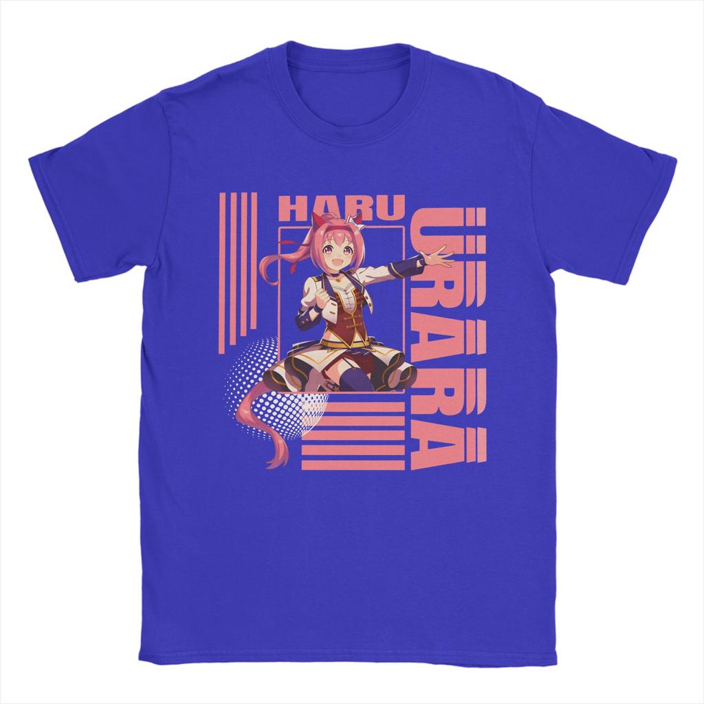 Haru urara 4 Unisexs T Shirts Hipster Tee Shirt Short Sleeve O Neck TShirts Cotton Plus Size Clothing