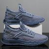 2023 New Fashion Summer Mesh Breathable 100 Mesh Hollow-out Thin Single Mesh Shoes for Men Running Light