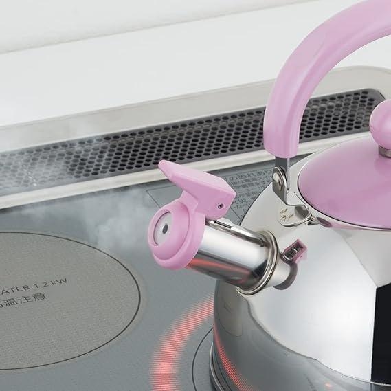 Yoshikawa Чайник со свистком «Chocolat» 1,8 л (белый) SJ2434, Сделано в Японии