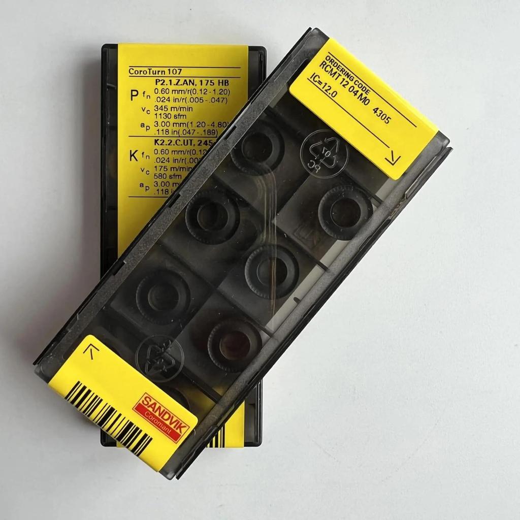 Original Sandvik / RCMT1204M0 4305 / CNC Lathe Carbide Blade 10 PCS