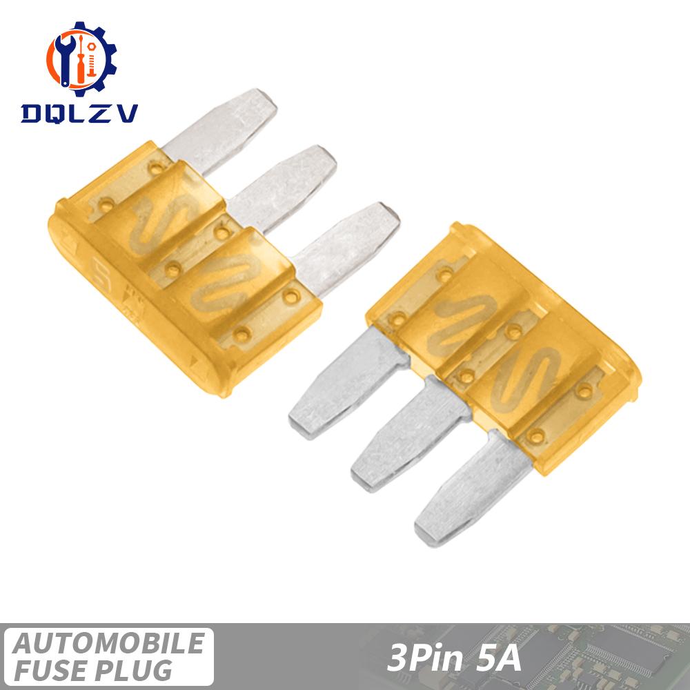 Автомобильные предохранители Micro3, 3 контакта, высокое качество, для Ford Focus Mondeo Dodge JEEP 5A 7.5A 10A 15A 20A 25A 30A
