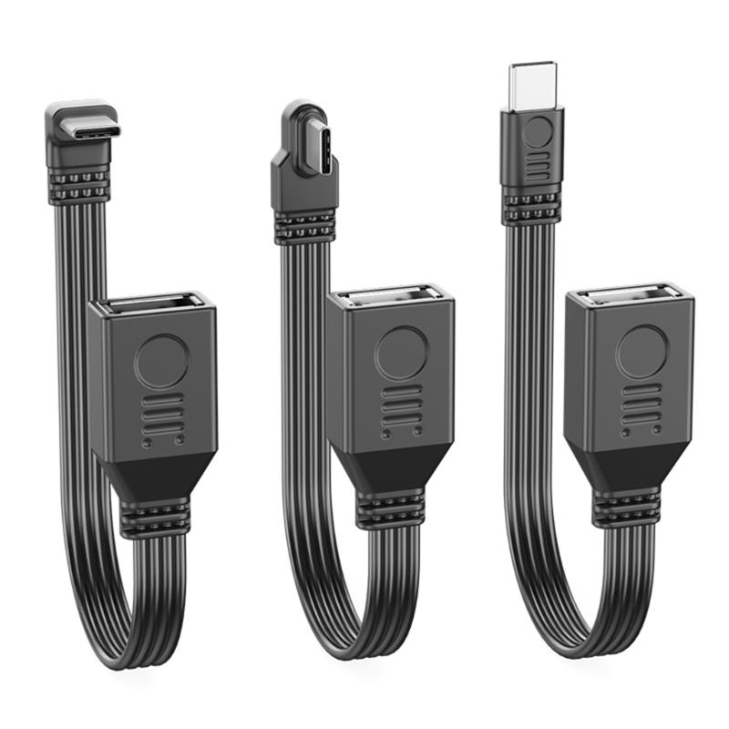 Адаптер USB C на USB 2.0, USB-адаптер, кабель OTG, кабель USB C «папа» на USB «мама» OTG для ноутбука, компьютера, планшета