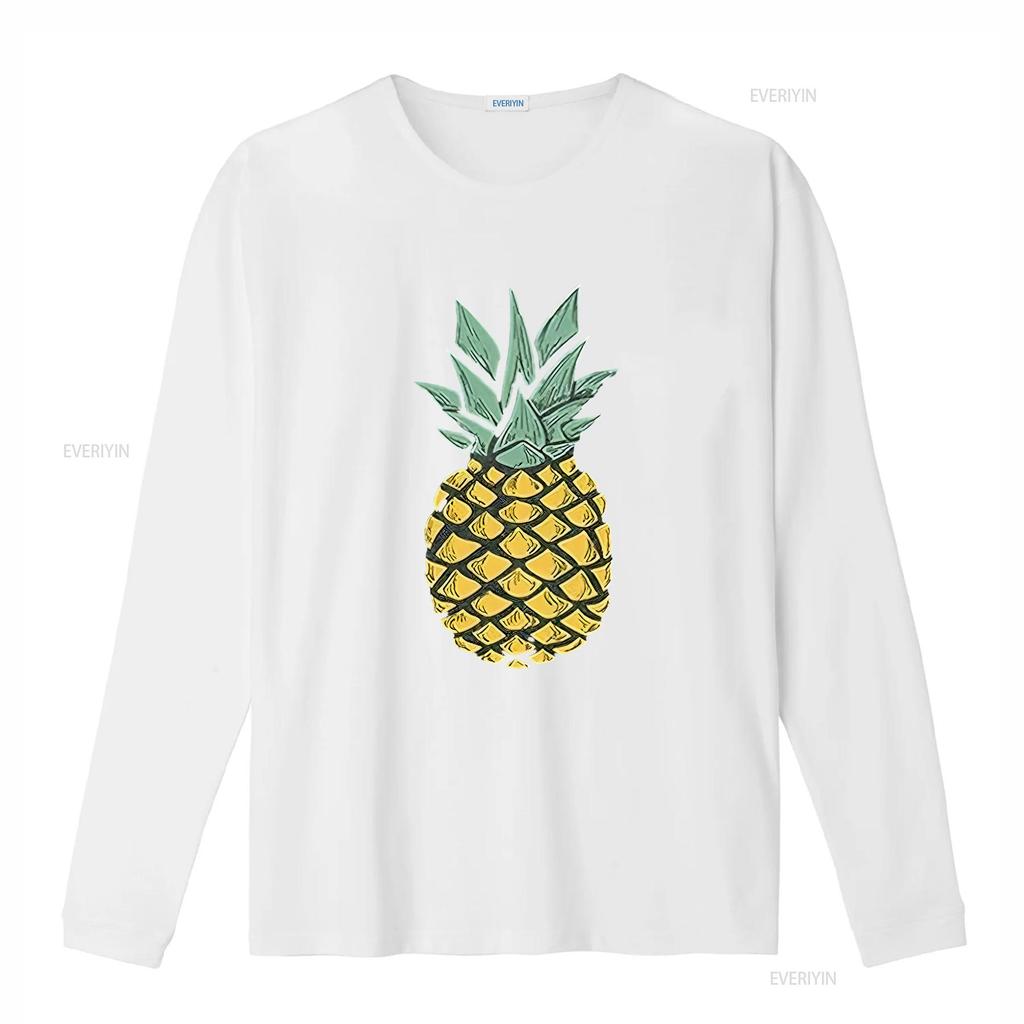 Womens Pineapple T Shirt Cute s Summer Vacation Cotton Aloha Black vintage Washed fashion Versatile Stretched Stylish homme