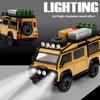 1/32 Land Rover Defender Фургон Внедорожник Сплав Литье Под Давлением Модель Автомобиля Компьютерный Хост DIY Дизайн Подарок Украшения Для Парня Праздник Ребенок