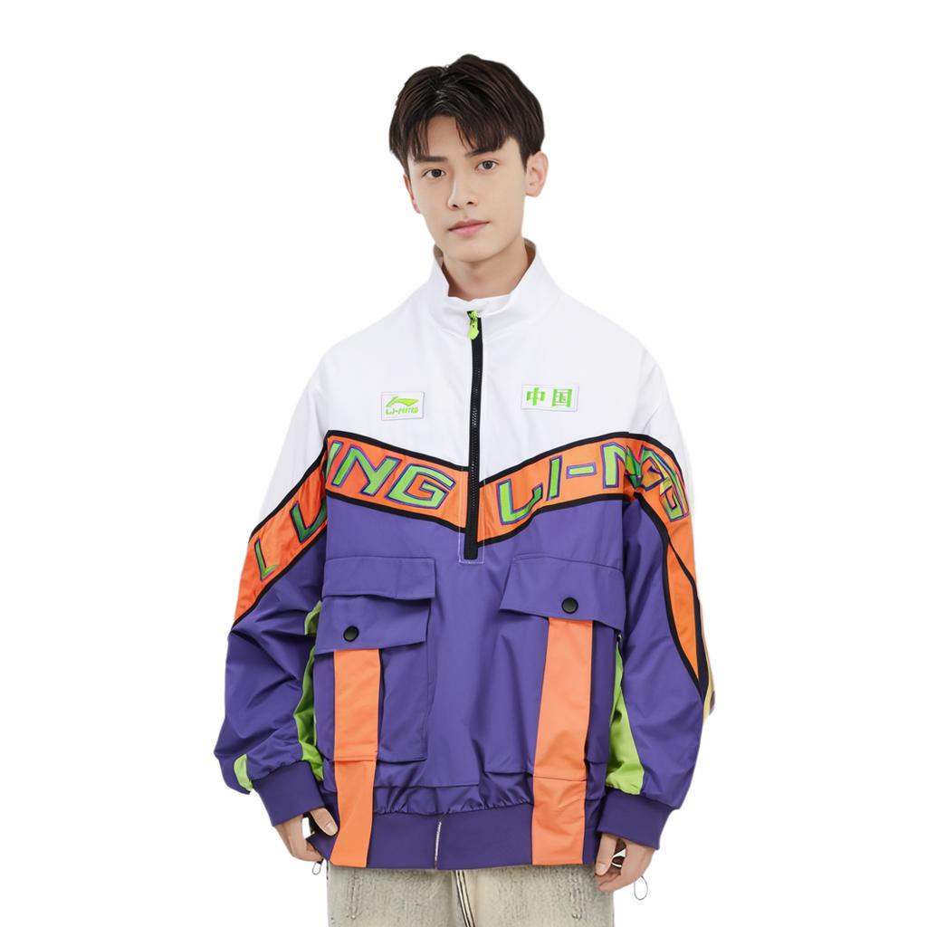 Куртки Li Ning Мужские С воротником-стойкой Умеренные Другое AJDN193-1