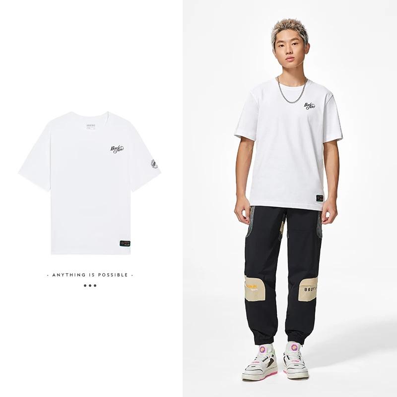 Li-Ning BadFive Plants Graphic T-shirt 'White' Men's AHSS725-1