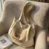 New Large capacity Kitty Women's Canvas Bag Versatile Cute Shoulder Bag Kawaii Cat Tote Handbag Sweet Cartoon Women's Handbag