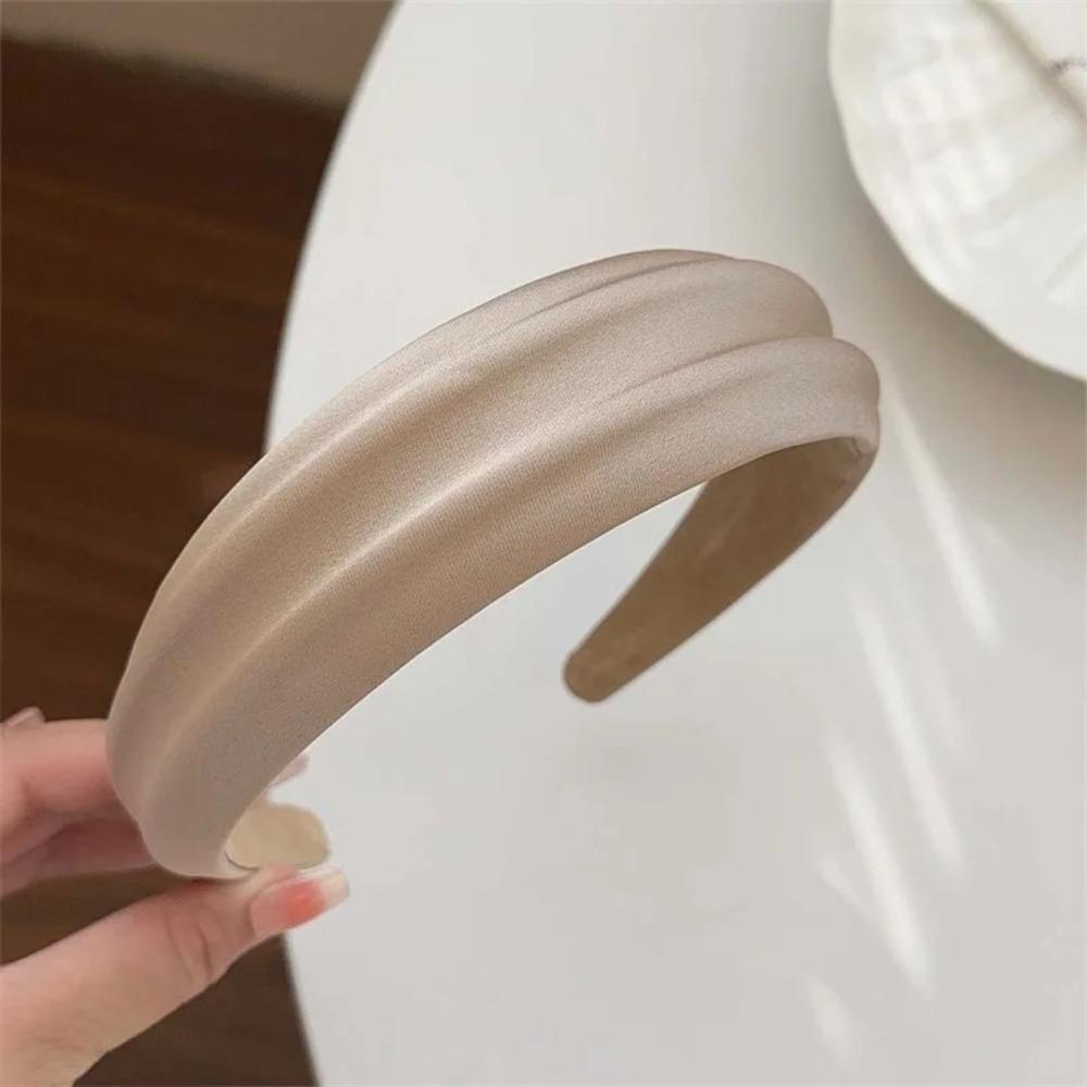 Элегантные повязки на голову с высоким черепом, роскошные повязки для умывания, женские повседневные аксессуары для прессования волос для вечеринок