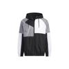 Adidas Neo Vibe Collective Windbreaker With Loose Fit And Hood Unisex Windbreaker Black White IA6742