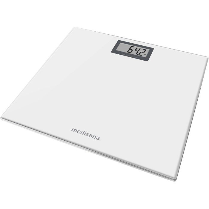 Pese-personne - MEDISANA - PS 404 - 180 kg max - Verre blanc glacier