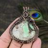 Variscite Handmade Copper Wire Wrap Jewelry Pendant 2.68 Y7G26