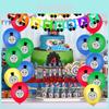 Festive Thomas Theme Birthday Party Supplies For Kids With Balloons And Banner