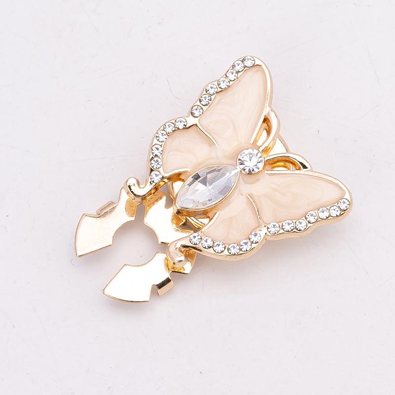 Декоративные запонки и пуговицы для воротника с цветными стразами