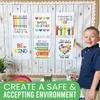 Hadley Designs Diversity Posters For Classroom Elementary –6 Inclusive Everyone Is Welcome Classroom Decor, Safe Space Sign Preschool Kindness