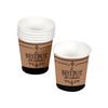 Gobelets En Carton - Bistrot Parisien - Set De 10 - Contenance 23 CL - Couleur Marron - Vaisselle Jetable
