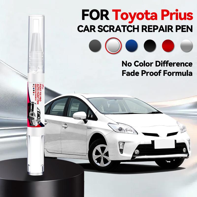 For TOYOTA Prius 1997-2025 NHW20 ZVW30 ZVW50 ZVZ10 Paint Repair Pen Touch Up Scratch Remover DIY Auto Accessories Black White