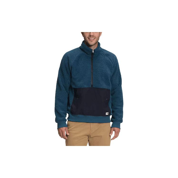 THE NORTH FACE Jackets Men's Turquoise Stand Collar Thickened Straight Fit NF0A5A82-BH7
