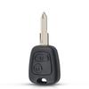 KEYYOU 10PCS For Peugeot 106 107 207 307 407 206 306 406 Car Remote Key Case HU83 VA2 Shell Fob For Citroen C1 C4 XSARA Picasso