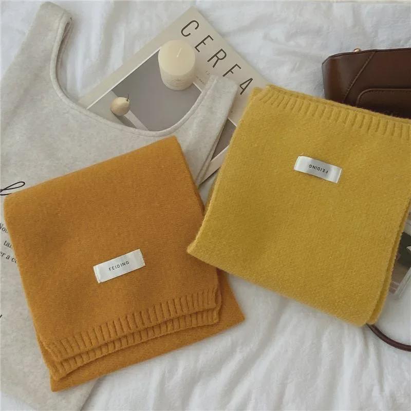 2024 Autumn/Winter High-End Versatile Soft Shawl: Warm White Neck Scarf for Couples and Students