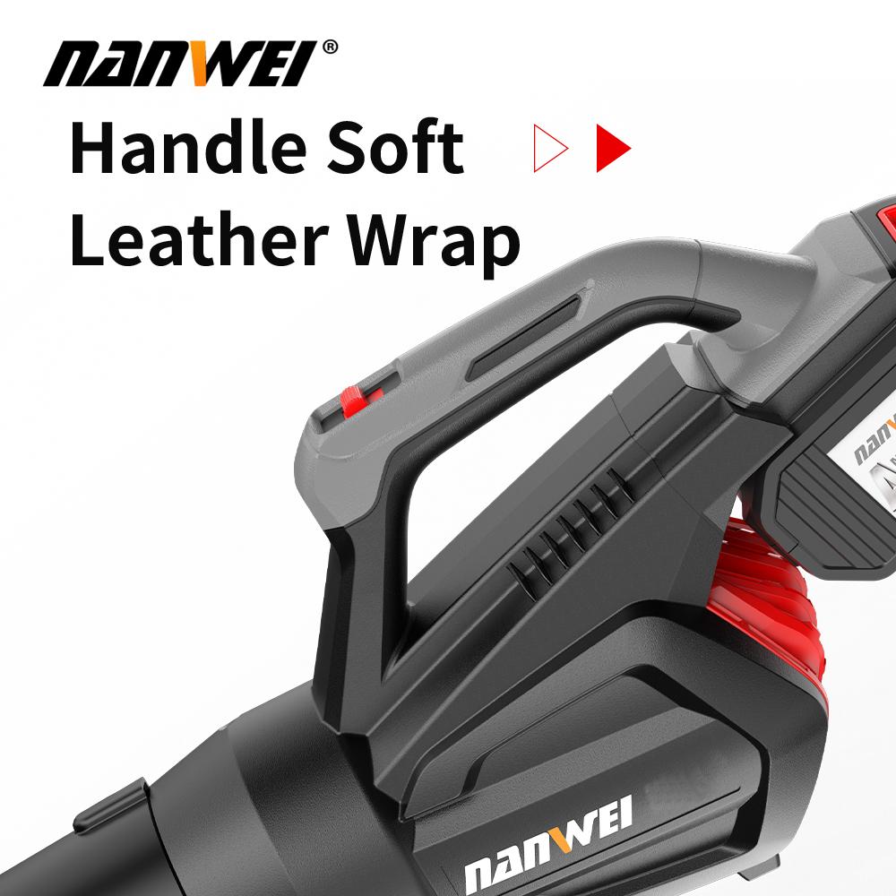 NANWEI Воздуходувка 13-ступенчатая мощность ветра 21 В 22500 об/мин