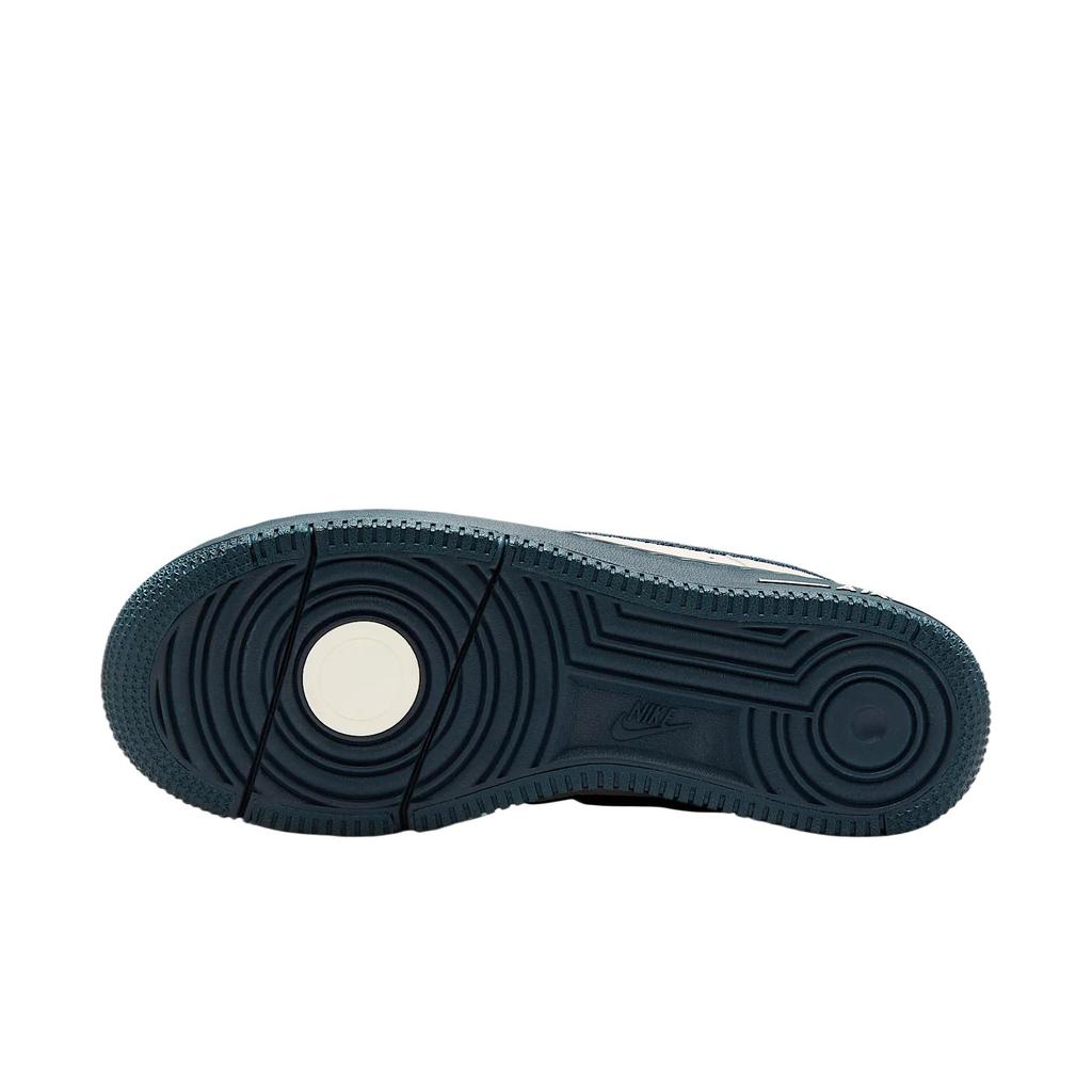 Nike Кроссовки Air Force 1 Dance Low Pale Ivory Navy Женские Кремовый Armory-Navy Серебристый FJ7409-103