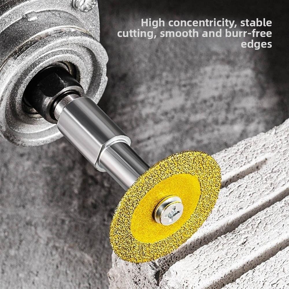 M10 Thread Diamond Cutting Disc Waterproof Mini Cutting Disc Portable Connecting Rod Adapter