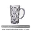 Shangqi Honeycomb Glass Mugs with Handles