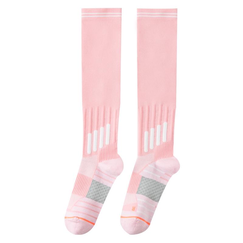 Ladies Spring and Autumn New Sports Running Yoga Fitness Thin Leg Non-slip Pressure Long Leg Socks