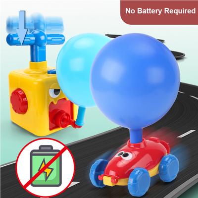Дети Power Balloon Launch Tower Toys Puzzle Fun Education Inertia Air Power Balloon Vehicle Science Exerimen Toy Children Gift