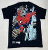 Мужская футболка с графическим принтом Huf x Marvel Человек-паук, размер M, черная, с коротким рукавом