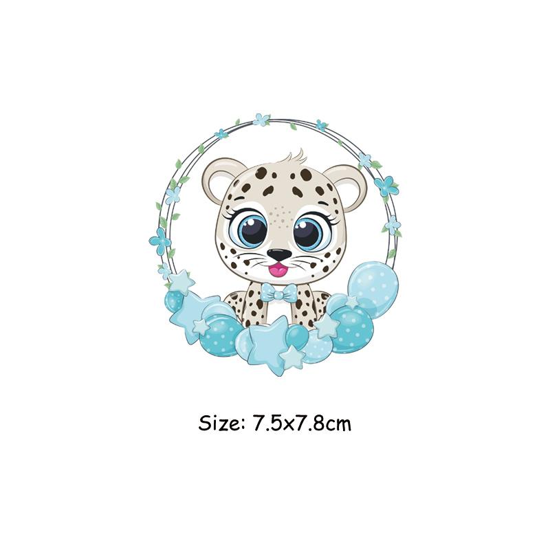 Термальная наклейка с милыми животными на одежде для кукол, детская одежда, наклейка «сделай сам», Parches Ropa, термопереносные нашивки, олень, единорог