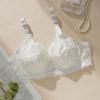 Женское нижнее белье Сексуальные бюстгальтеры пуш-ап Чашка 3/4 С подкладкой Кружевной Прозрачный бюстгальтер