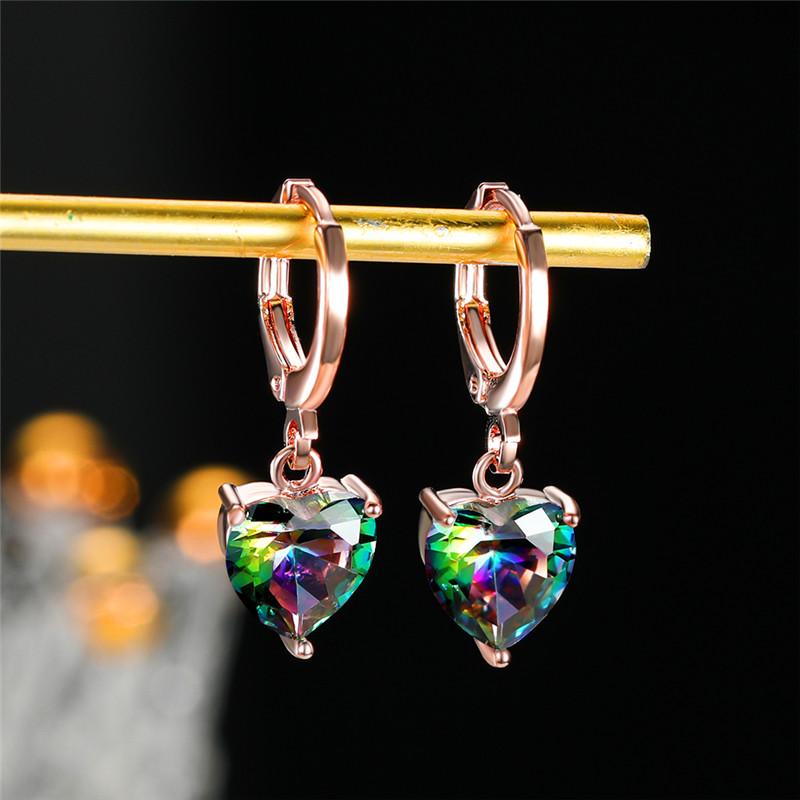 Женские изысканные сережки с кристаллами