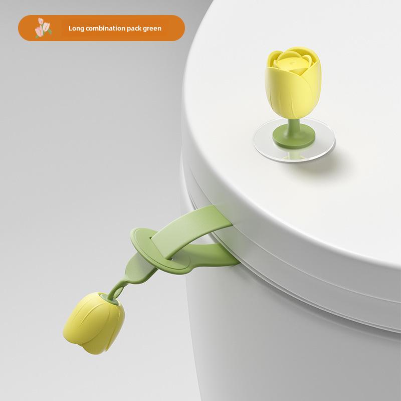 Креативная ручка-подъемник крышки унитаза с защитой от грязи