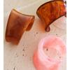 Yhpup 64mm Multi-color Big Resin Acrylic Cuff Wide Bracelet Bangle for Women Waterproof Charm Statement Street Large Jewelry