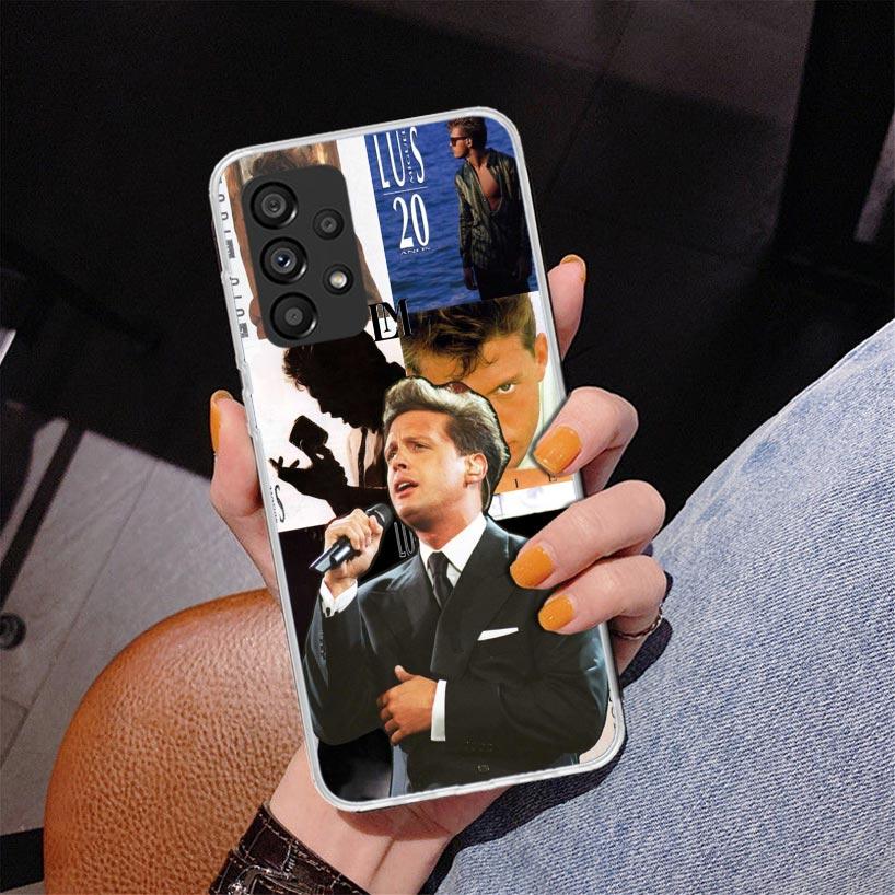 L-Luis M-Miguel Singer Phone Case For Samsung Galaxy A52 A32 A22 A12 A51 A31 A50S A30S A20S A10S Note 20 Ultra 10 Plus S10 A72 A