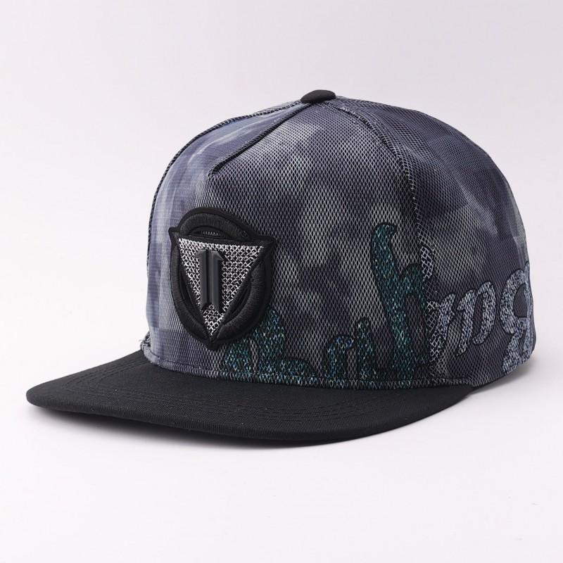 Flat Brim Baseball Cap Hip Hop Style Embroidered Sun Hat Men Women