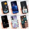 Для Motorola Moto G85 5G Чехол Милые Девочки-Астронавты Мягкий Силиконовый ТПУ Чехол для Телефона Для Moto G85 2024 Funda G 85 MotoG85 Матовый Чехол