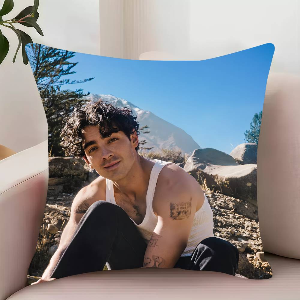 Подушка с принтом J-Joe J-Jonas Believe In Love Декоративные защитные чехлы Удобная мягкая для дивана гостиной домашнего офиса