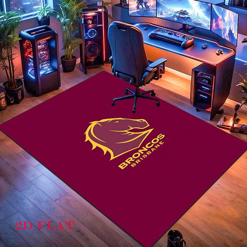 Broncos Fight Carpet Rug for Living Room Bedroom Home Sofa Decoration,Kids play Nonslip Floor Mat