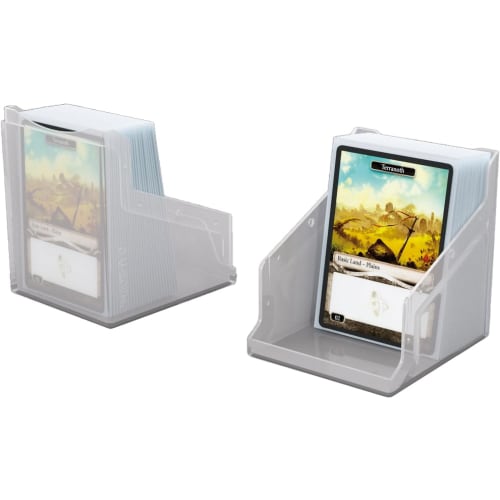 GameGenic Deck Box: Bastion XL White (100ct) ? Durable and Sturdy TCG, OCG Card Storage ? Compatible with Pokemon Yugioh Commander and MTG Magic: The