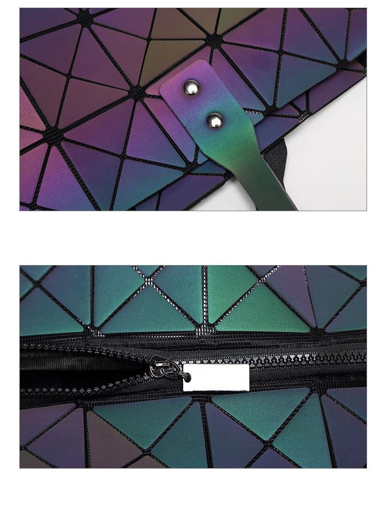 Светящаяся геометрическая женская сумка - трендовая японская сумка через плечо 2020