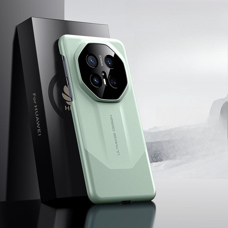 Подходит для мобильного телефона Huawei Mate70pro+ Чехол Mate70rs Полностью закрывающий Противоударный Бизнес Кожаный чехол