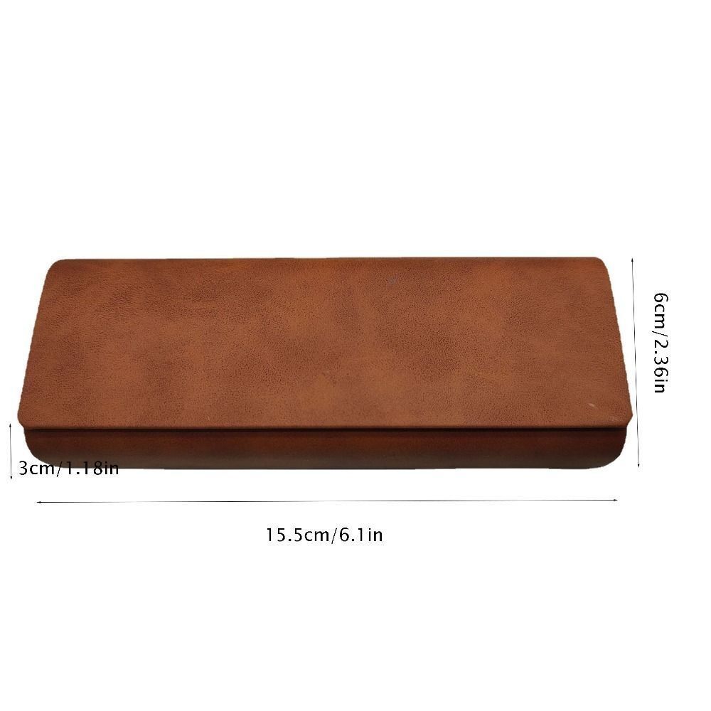 PU Leather Eyewear Bag Waterproof Spectacle Case Portable Glasses Box