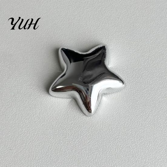 Металлические Магниты 5/10/15/20 шт. Мини-Магнит на Холодильник в Форме Звезды, 3D Пятиконечный Магнит на Холодильник, Декоративный Держатель для Заметок на Кухню и в Офис