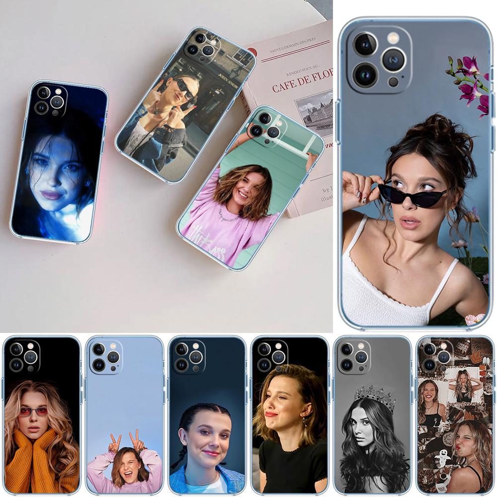 LO63 Чехол с Милли Бобби Браун для Motorola G10 G20 G30 G31 G32 G34 G35 G41 G42 G50 G51 G52 G55 G60 G60S G62 G71 G72 G75