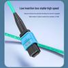MPO-LC 8-Core OM4 Multimode Fiber Optic Patch Cable
