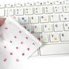 Universal Russian Transparent Keyboard Stickers For Laptop Letters Keyboard Cover For Notebook Computer Pc Dust Protection